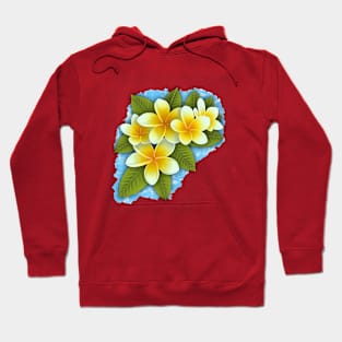 Frangipani Dreaming Hoodie